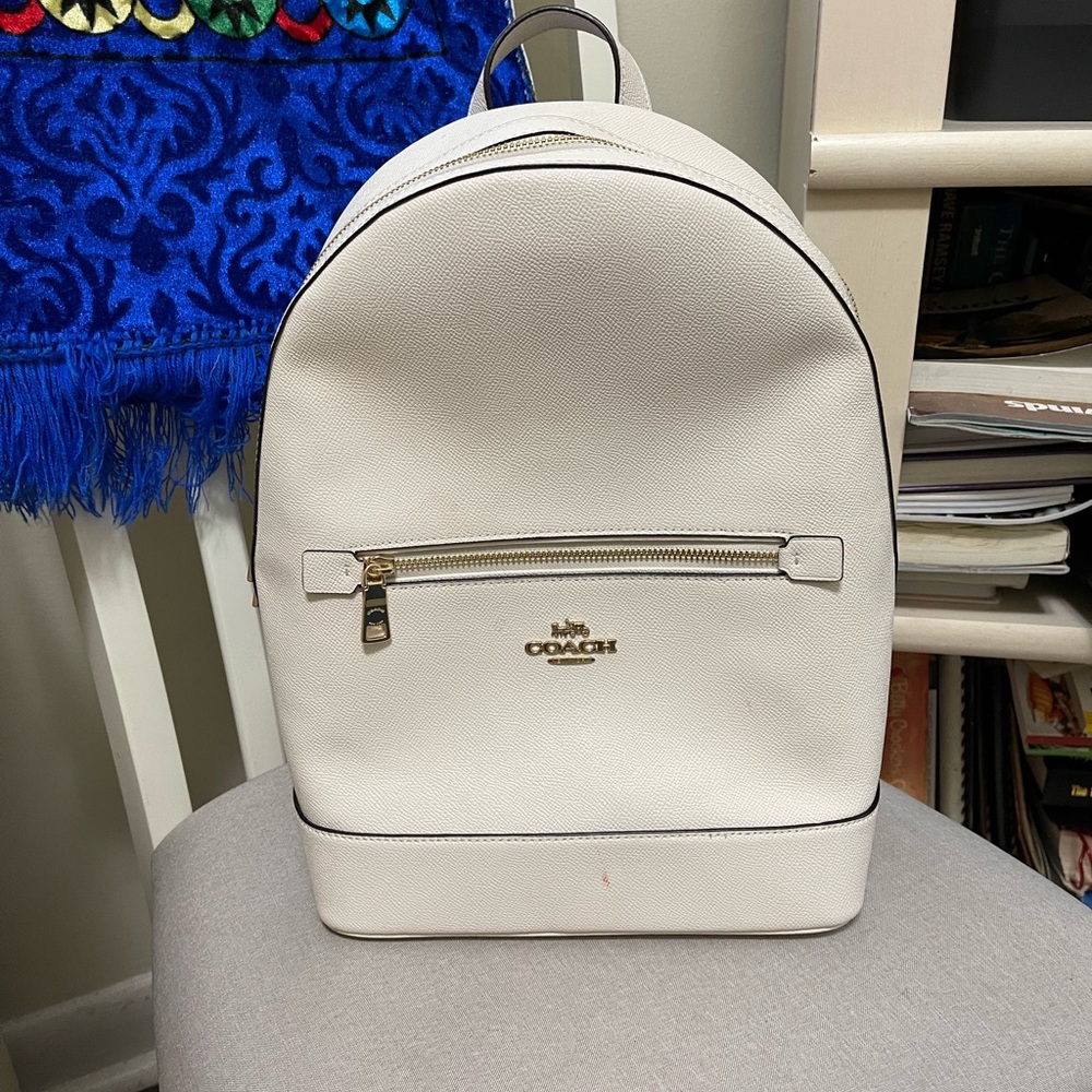 Coach Pebble leather backpack